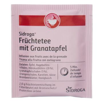 SIDROGA Früchtetee mit Granatapfel 20 Btl 2 g