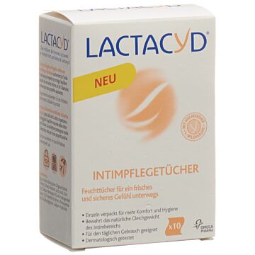 LACTACYD Intimpflegetücher einzeln 10 Stk