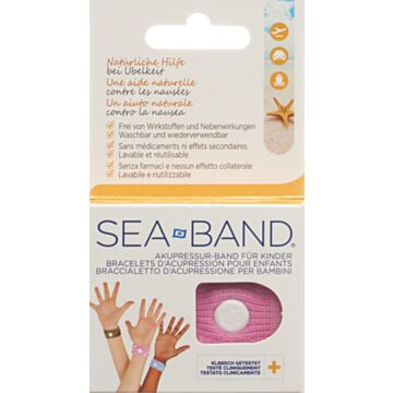 SEA-BAND Akupressurband Kinder pink 1 Paar
