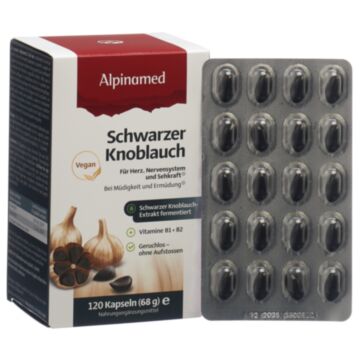 ALPINAMED Schwarzer Knoblauch Kaps 120 Stk