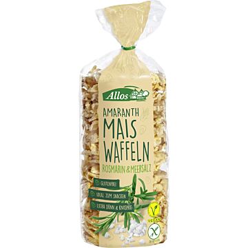 ALLOS Amaranth-Mais Waffel Rosma Meersa Bio 100 g