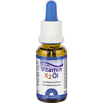 DR. JACOB'S Vitamin K2 Öl Tropfen MK7 20 ml
