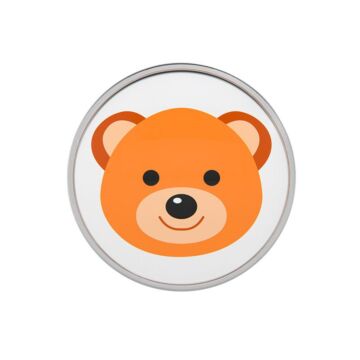 STUDEX 11182 Novelty Teddy Bär 8mm weiss 1 Paar