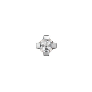 STUDEX 11083 Tiffany CZ 2mm weiss 1 Paar