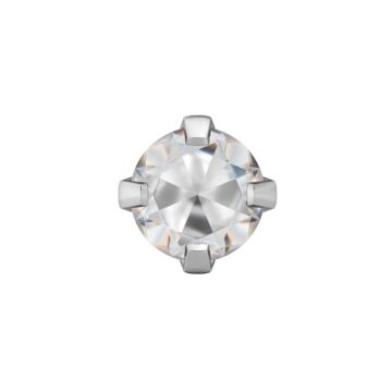 STUDEX 11089 Tiffany CZ 4mm weiss 1 Paar