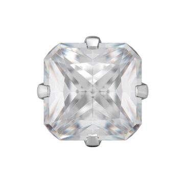 STUDEX 11058 Tiffany CZ 6x6mm PC weiss 1 Paar
