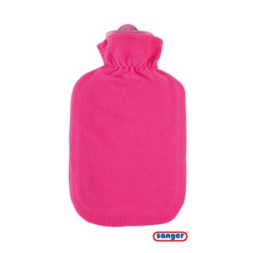 SÄNGER Wärmflasche Naturkau Flauschbe 2l candypink