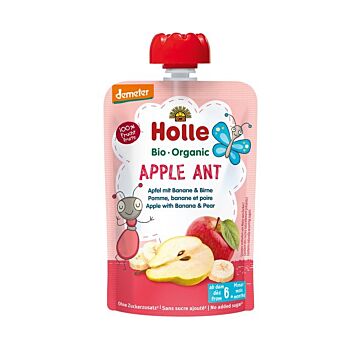 HOLLE Apple Ant Pouchy Apfel Banane Birne 100 g