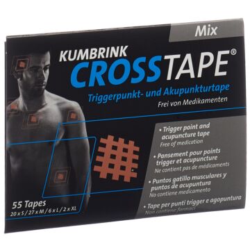 CROSSTAPE Mix Schmerz- und Akupunkturtape 55 Stk