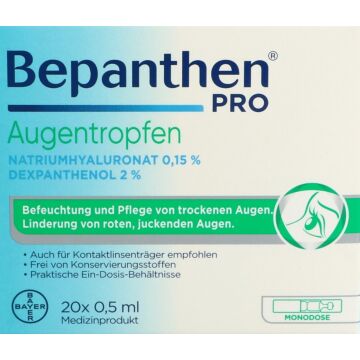 BEPANTHEN PRO Augentropfen 20 Monodos 0.5 ml