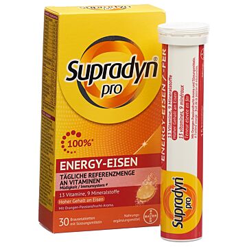 SUPRADYN PRO energy eisen Brausetabl Ds 30 Stk