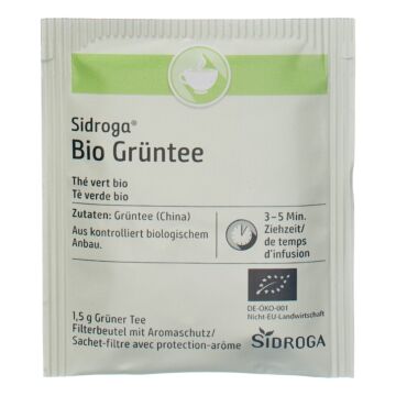 SIDROGA Bio Grüntee Btl 20 Stk