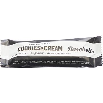 BAREBELLS Proteinriegel Cookies Cream 55 g