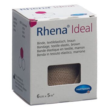 RHENA Ideal Elastische Binde 6cmx5m hautf