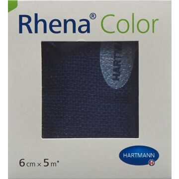 RHENA Color Elastische Binden 6cmx5m blau