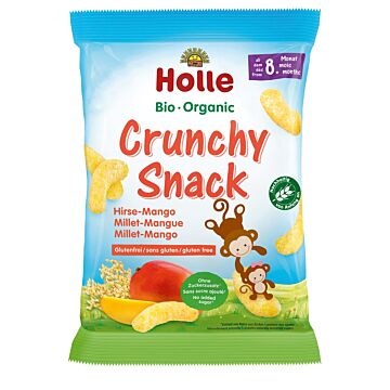 HOLLE Bio-Crunchy Snack Hirse Mango 25 g
