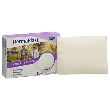 DERMAPLAST Compress Gel 7.5x10cm 10 Stk