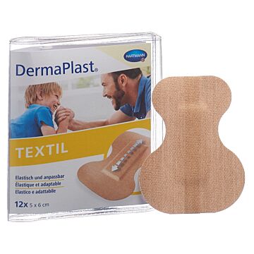 DERMAPLAST TEXTIL Fingerspitzen 5x6cm elast 12 Stk