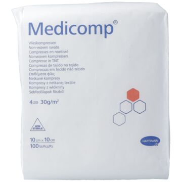 MEDICOMP 4 fach S30 10x10cm unsteril 100 Stk