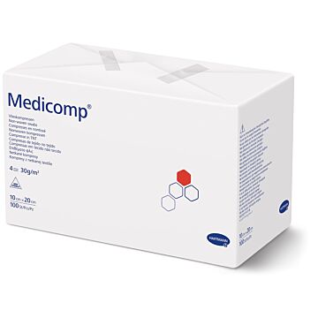 MEDICOMP 4 fach S30 10x20cm unsteril 100 Stk
