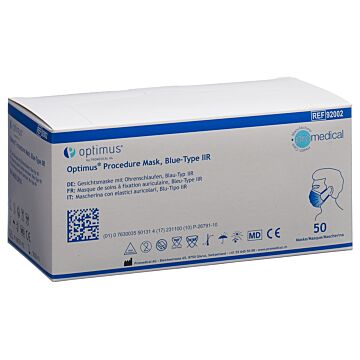 PROMEDICAL Hygienemaske Typ IIR blau unst 50 Stk