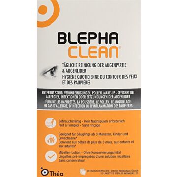 BLEPHACLEAN Reinigungstüch ster einz verp 20 Stk