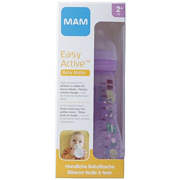 MAM Easy Active Baby Bottle Flasche 270ml 2+m purp