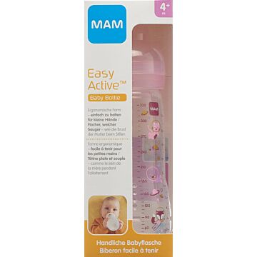 MAM Easy Active Baby Bottle Flasche 330ml 4+m Girl
