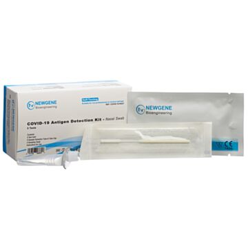 NEW GENE COVID-19 Ag Det Kit Nasal Swab 5 Stk