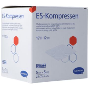 HARTMANN ES-Kompr T17 5x5cm 12f st 25 x 2 Stk