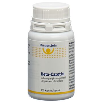 BURGERSTEIN Beta-Carotin Kaps Ds 100 Stk