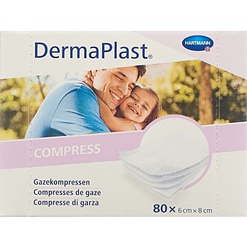 DERMAPLAST Compress 6x8cm Box 80 Stk