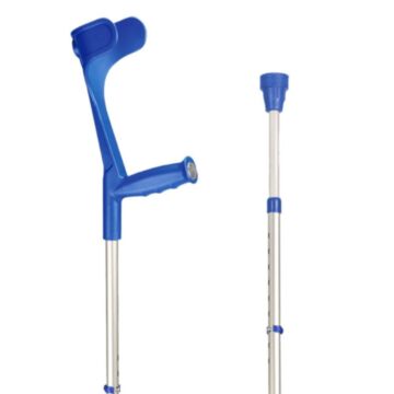SAHAG Krücken Ergo Hart 76-96cm alu blau 1 Paar