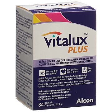 VITALUX Plus Kaps Fl 84 Stk