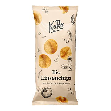 KORO Bio Linsenchips Tomaten Rosmarin 100g