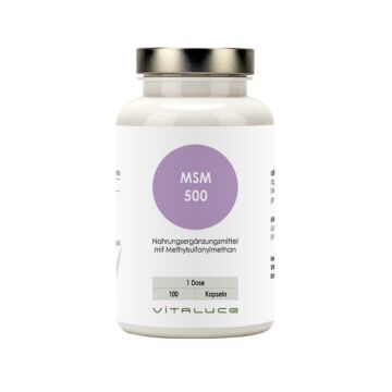 VITALUCE MSM 500 mg 100 Kaps