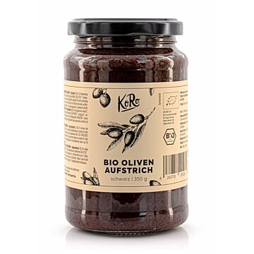 KORO schwarze Bio Oliven Aufstrich 350g