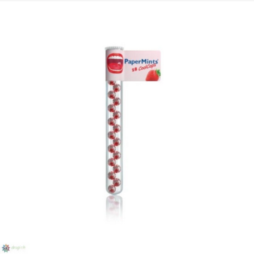PAPERMINTS Cool Caps Strawberry 18 Stk