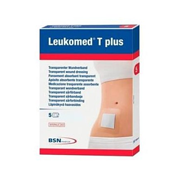 LEUKOMED T plus transp Wundverband 8x15cm 5 Stk
