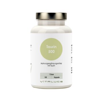 VITALUCE Taurin 500 mg 100 Kaps