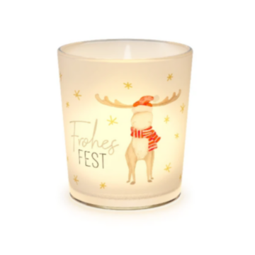 GFD Lovely Frohes Fest Windlicht