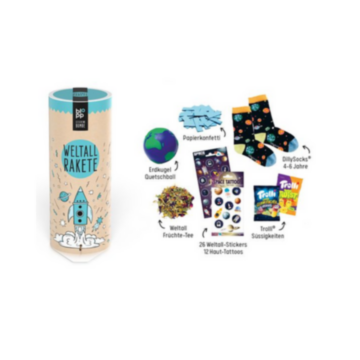 BLOPP Geschenkbombe Weltall Rakete Socks