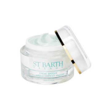 ST. BARTH Green Clay and Pineapple Cream Mask 50ml