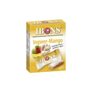 IBONS Ingwer Bonbon Mango Box 60 g