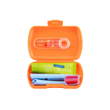 CURAPROX Travel Set orange Box