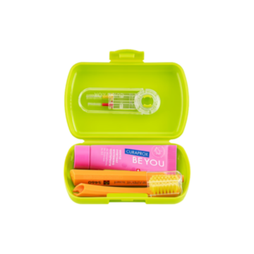 CURAPROX Travel Set grün Box