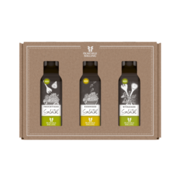 ÖLMÜHLE SOLLING GESCHENKSET Salatöle 3 x 100ml Bio