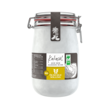 ÖLMÜHLE SOLLING KOKOSÖL NATIV NATURLAND FAIR 1 LT